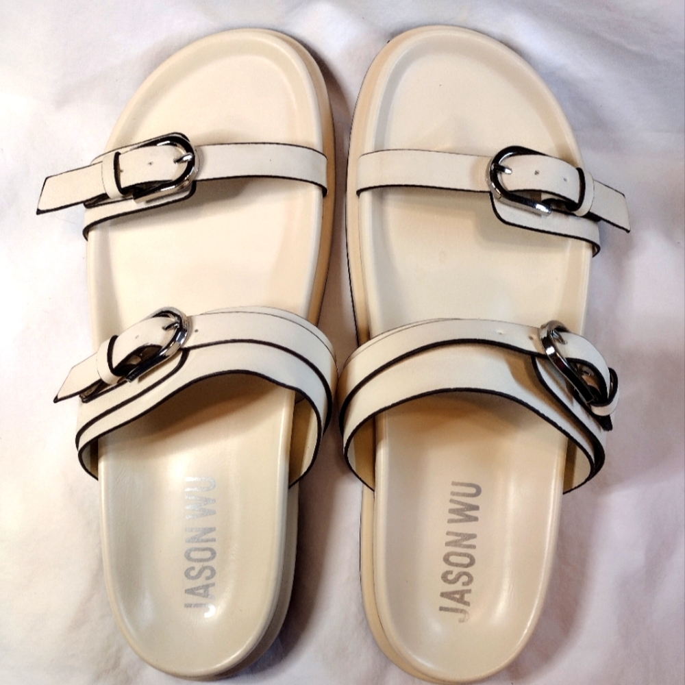 Jason Wu Rhonda Sandals Cream Colored 7 1/2